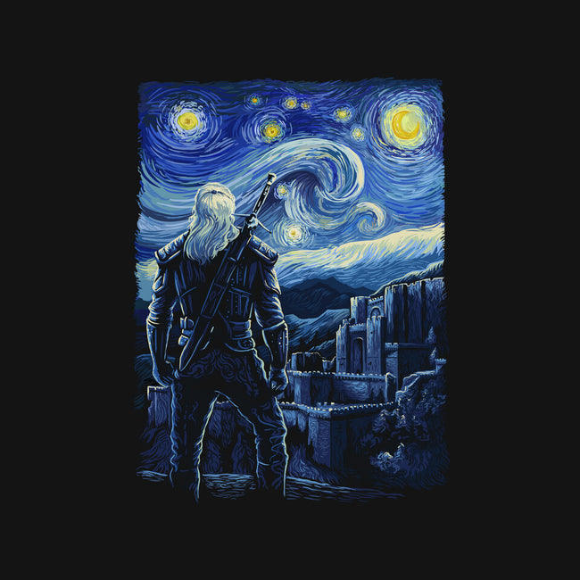 Starry Kaer Morhen-none drawstring bag-daobiwan