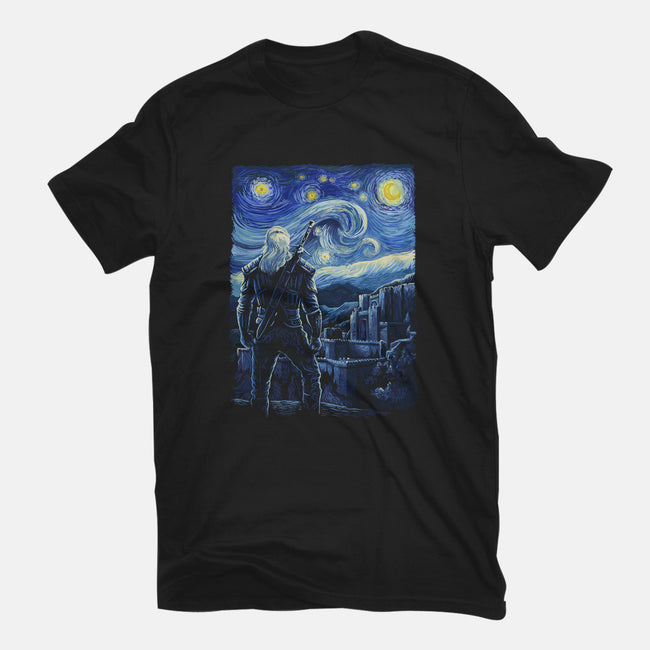 Starry Kaer Morhen-mens heavyweight tee-daobiwan