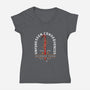Unforseen Consequences-womens v-neck tee-rocketman_art