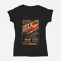 Quarantine Festival-womens v-neck tee-sheepmerch