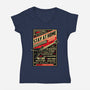 Quarantine Festival-womens v-neck tee-sheepmerch