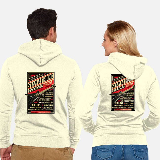 Quarantine Festival-unisex zip-up sweatshirt-sheepmerch