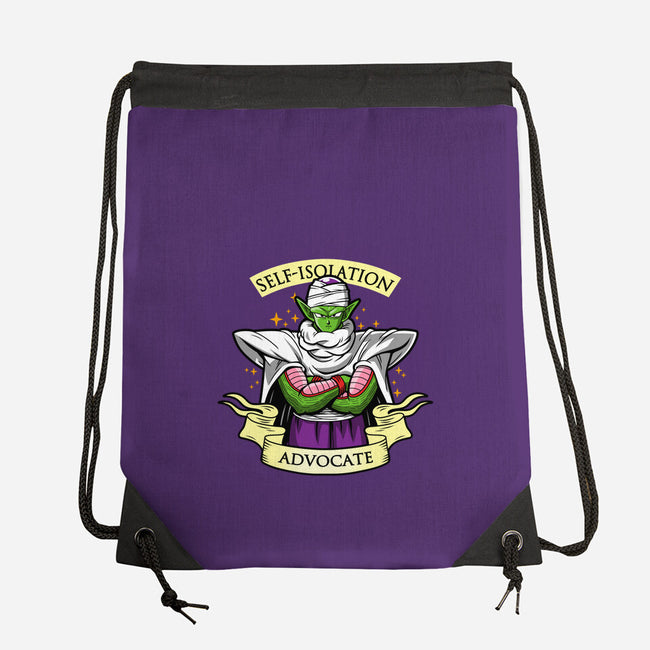 Self Isolation Advocate-none drawstring bag-Boggs Nicolas