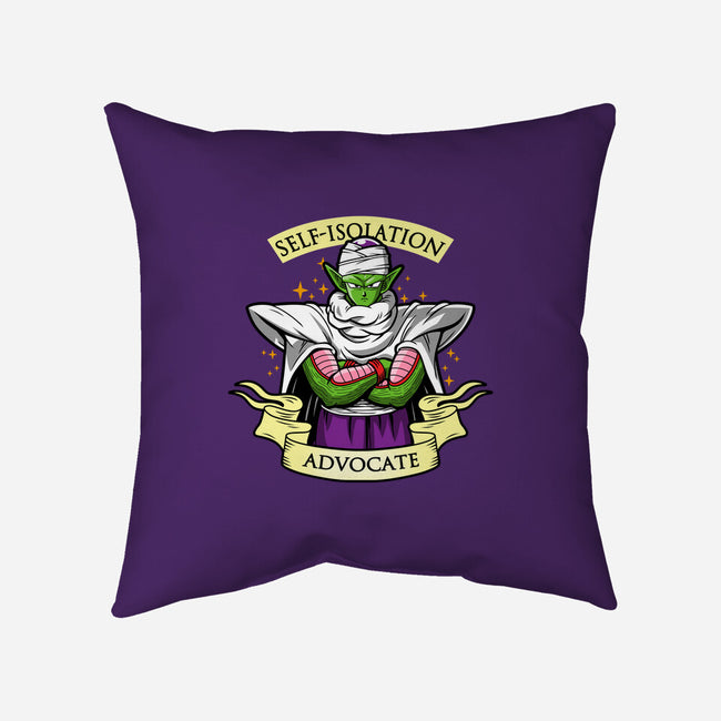 Self Isolation Advocate-none removable cover throw pillow-Boggs Nicolas