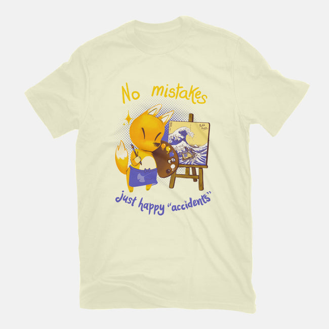 Happy Accidents-womens basic tee-theteenosaur