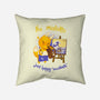 Happy Accidents-none removable cover throw pillow-theteenosaur