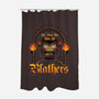 The First One-none polyester shower curtain-NerdGamePlus