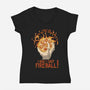 Cast Fireball-womens v-neck tee-glassstaff