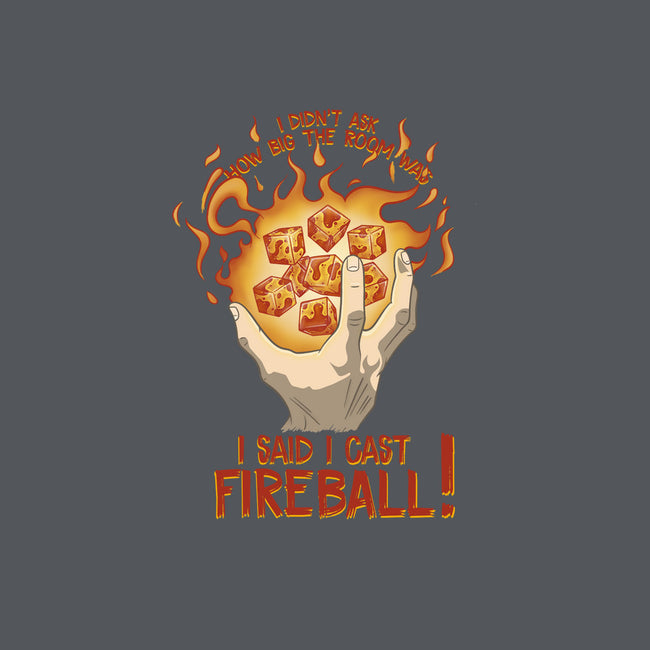 Cast Fireball-none stretched canvas-glassstaff