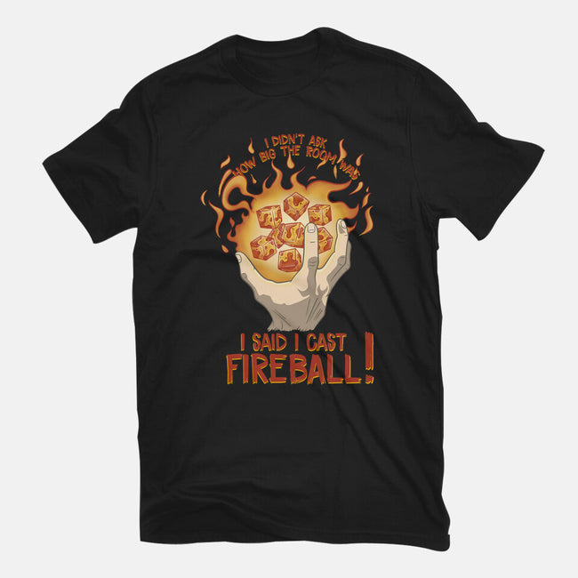 Cast Fireball-unisex basic tee-glassstaff