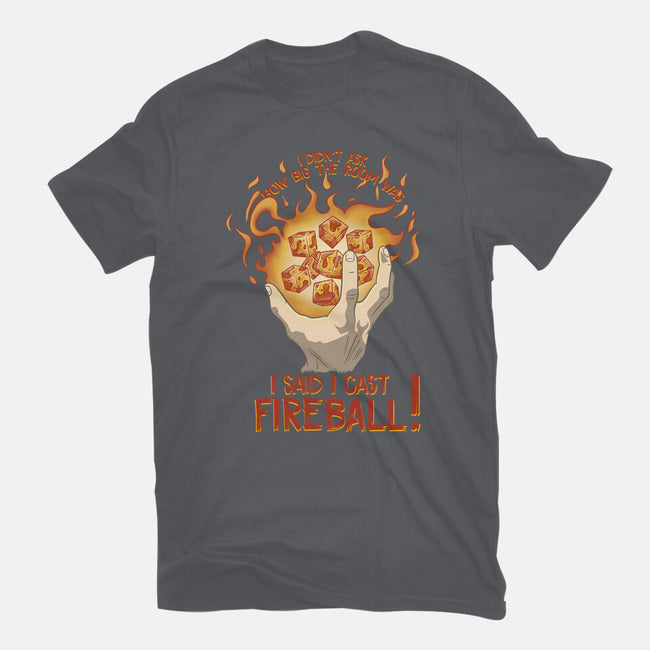 Cast Fireball-unisex basic tee-glassstaff