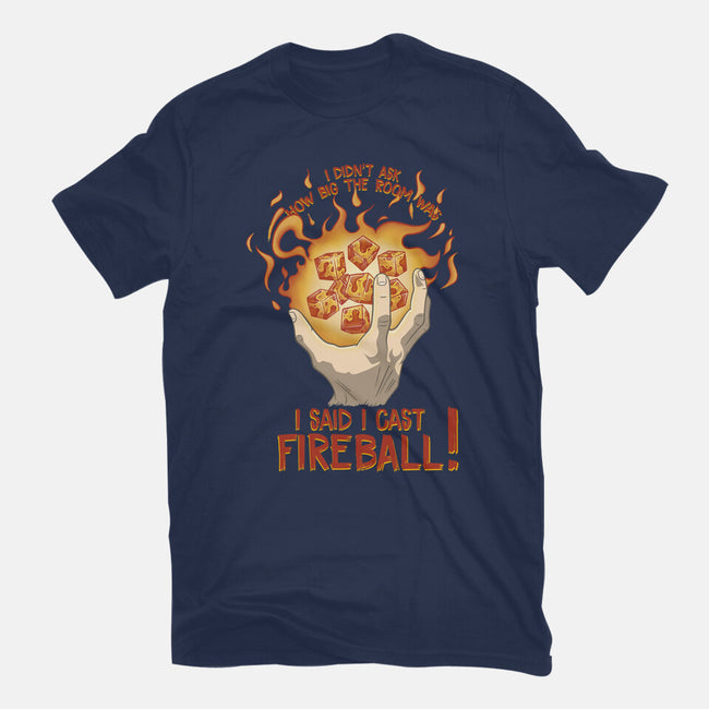 Cast Fireball-unisex basic tee-glassstaff