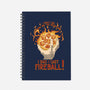 Cast Fireball-none dot grid notebook-glassstaff