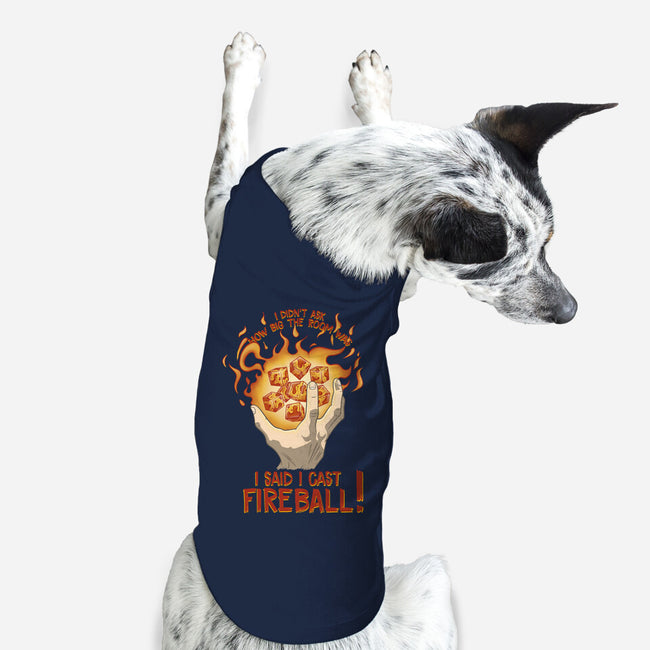 Cast Fireball-dog basic pet tank-glassstaff