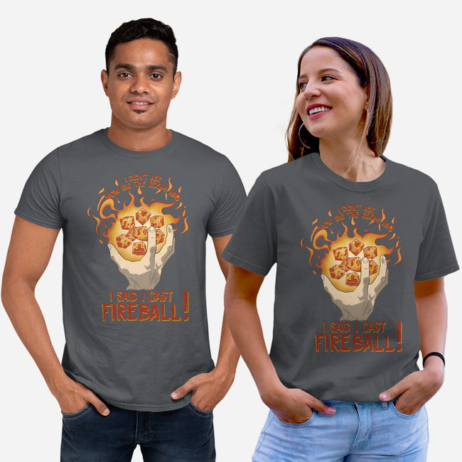 Cast Fireball-unisex basic tee-glassstaff