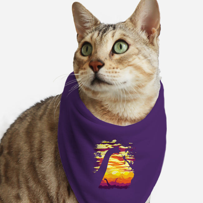 Night Tree-cat bandana pet collar-dalethesk8er
