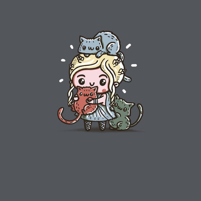Mother of Cats-womens fitted tee-Wenceslao A Romero