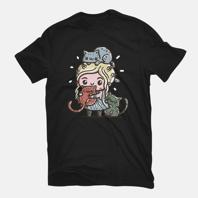 Mother of Cats-unisex basic tee-Wenceslao A Romero