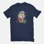 Mother of Cats-womens basic tee-Wenceslao A Romero