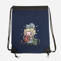 Mother of Cats-none drawstring bag-Wenceslao A Romero