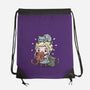 Mother of Cats-none drawstring bag-Wenceslao A Romero