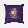 Mother of Cats-none removable cover throw pillow-Wenceslao A Romero