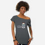 Everybody Loves Him-womens off shoulder tee-moysche