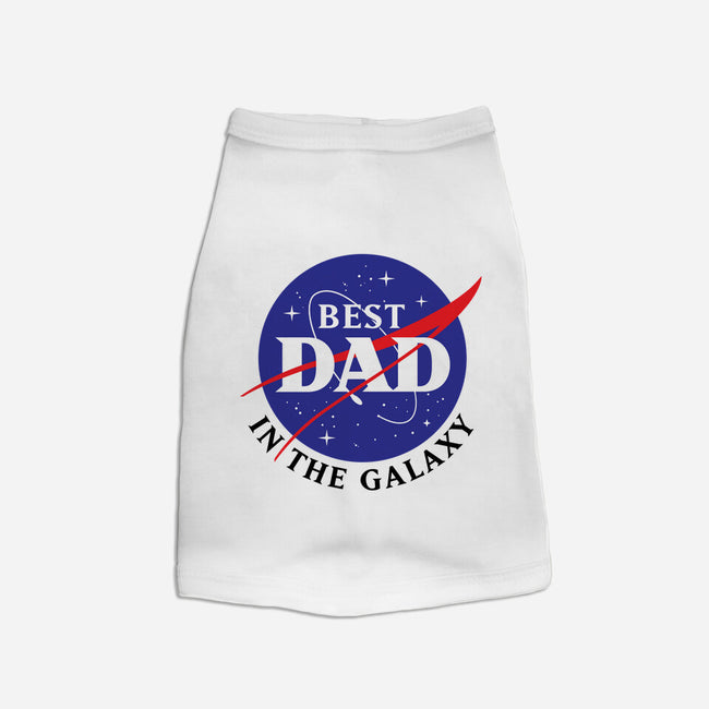 Best Dad in the Galaxy-cat basic pet tank-cre8tvt