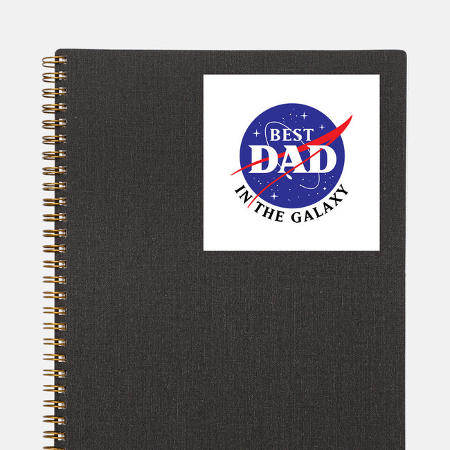 Best Dad in the Galaxy-none glossy sticker-cre8tvt