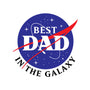 Best Dad in the Galaxy-none glossy sticker-cre8tvt