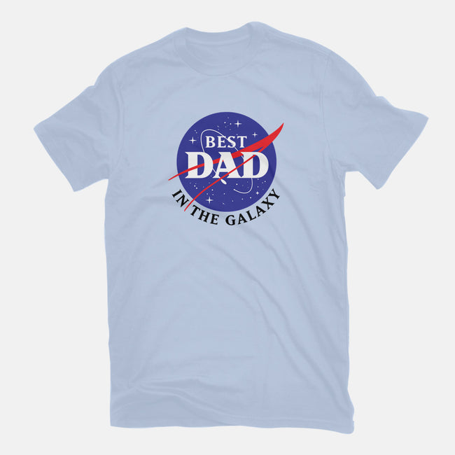 Best Dad in the Galaxy-womens fitted tee-cre8tvt