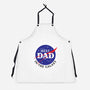 Best Dad in the Galaxy-unisex kitchen apron-cre8tvt