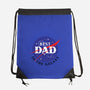 Best Dad in the Galaxy-none drawstring bag-cre8tvt