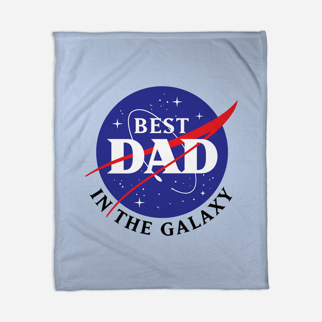 Best Dad in the Galaxy-none fleece blanket-cre8tvt