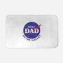 Best Dad in the Galaxy-none memory foam bath mat-cre8tvt