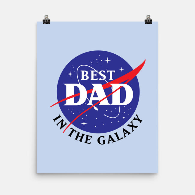 Best Dad in the Galaxy-none matte poster-cre8tvt