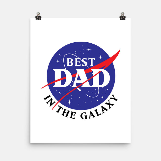 Best Dad in the Galaxy-none matte poster-cre8tvt