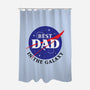 Best Dad in the Galaxy-none polyester shower curtain-cre8tvt