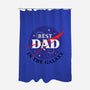 Best Dad in the Galaxy-none polyester shower curtain-cre8tvt