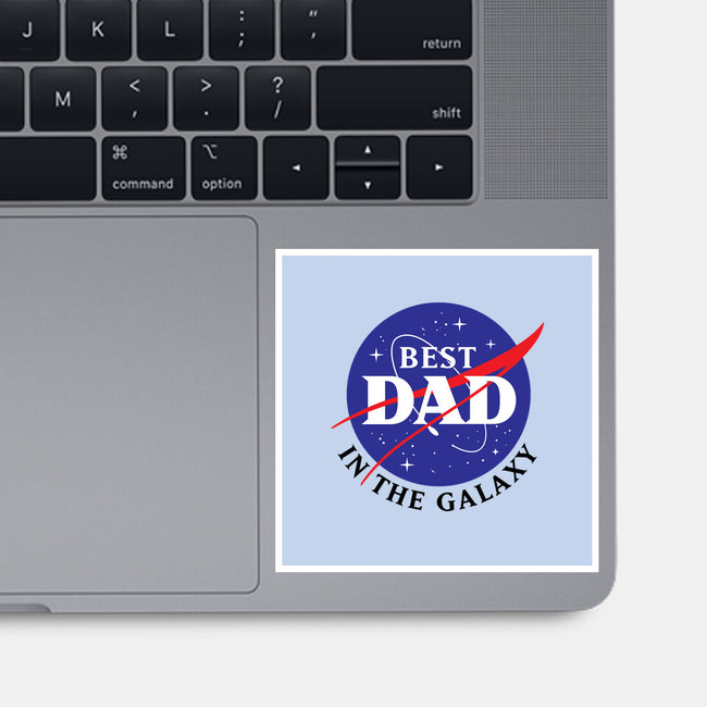 Best Dad in the Galaxy-none glossy sticker-cre8tvt