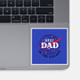 Best Dad in the Galaxy-none glossy sticker-cre8tvt