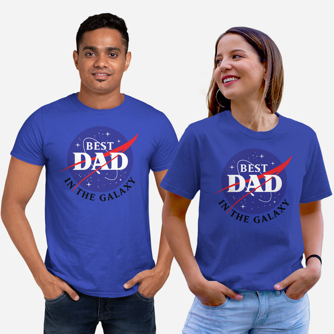 Best Dad in the Galaxy-unisex basic tee-cre8tvt