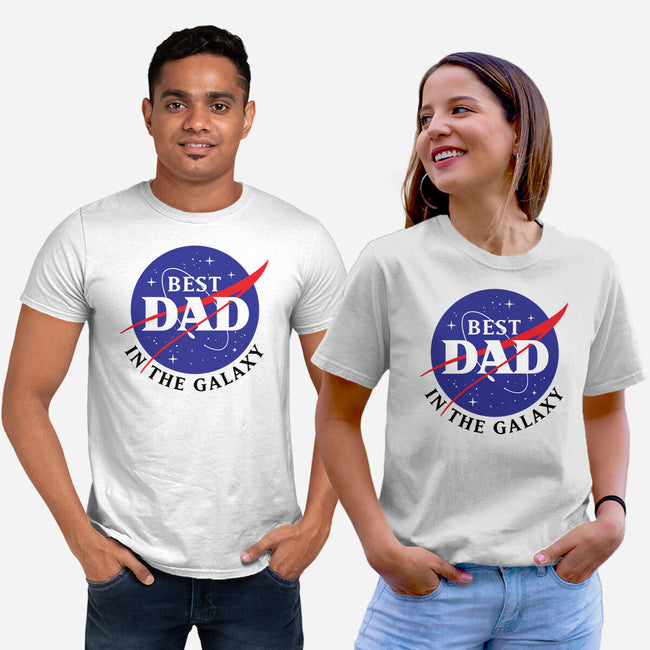 Best Dad in the Galaxy-unisex basic tee-cre8tvt