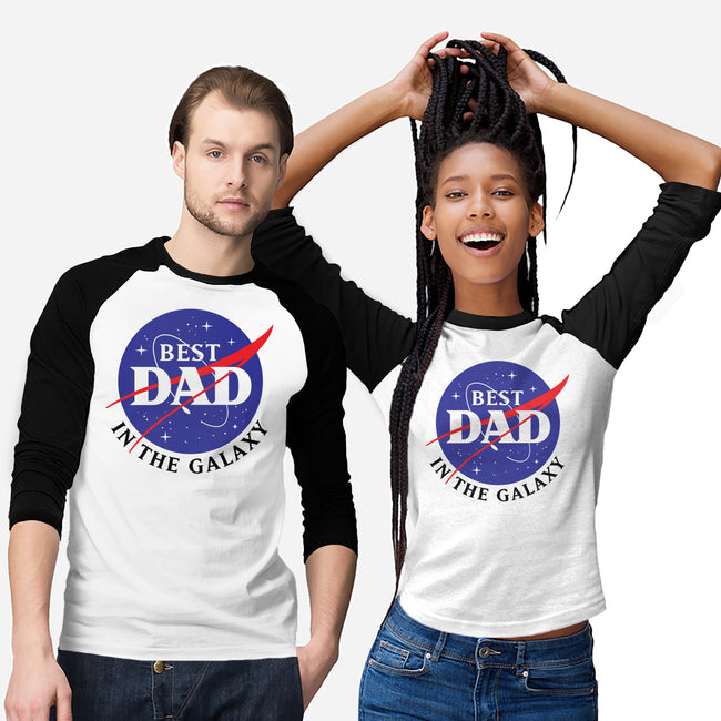 Best Dad in the Galaxy-unisex baseball tee-cre8tvt