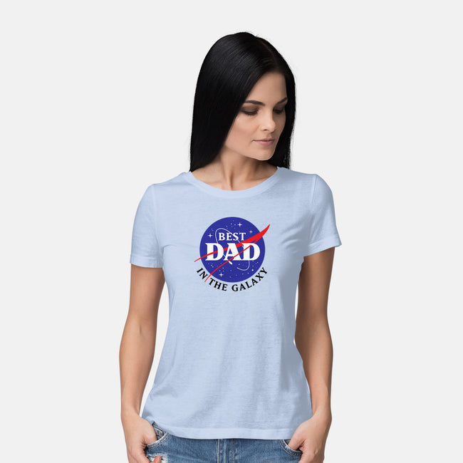 Best Dad in the Galaxy-womens basic tee-cre8tvt