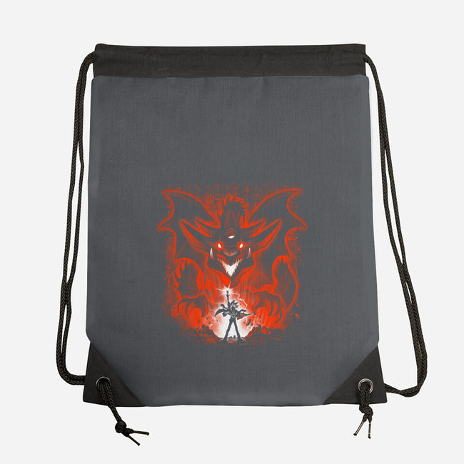 Sky Dragon-none drawstring bag-alemaglia
