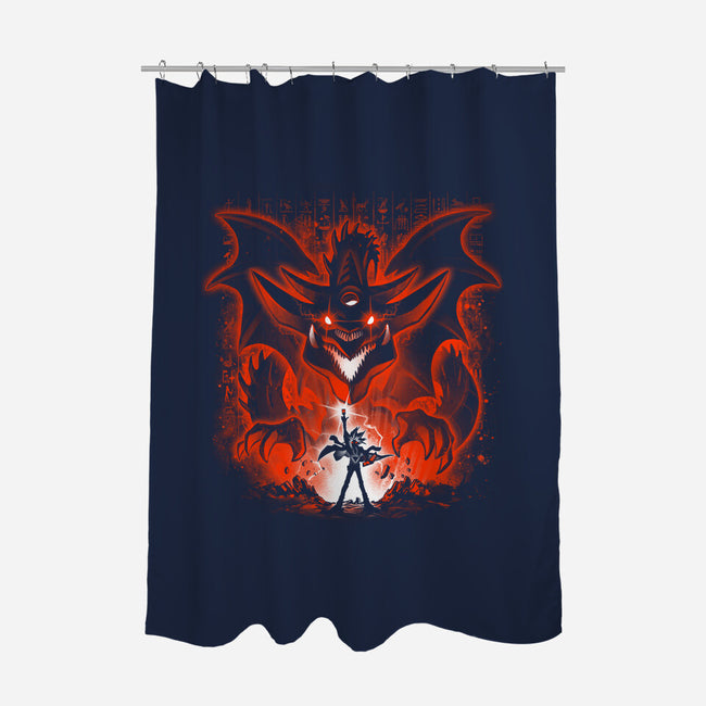 Sky Dragon-none polyester shower curtain-alemaglia