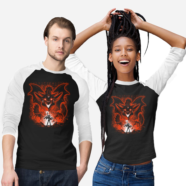Sky Dragon-unisex baseball tee-alemaglia