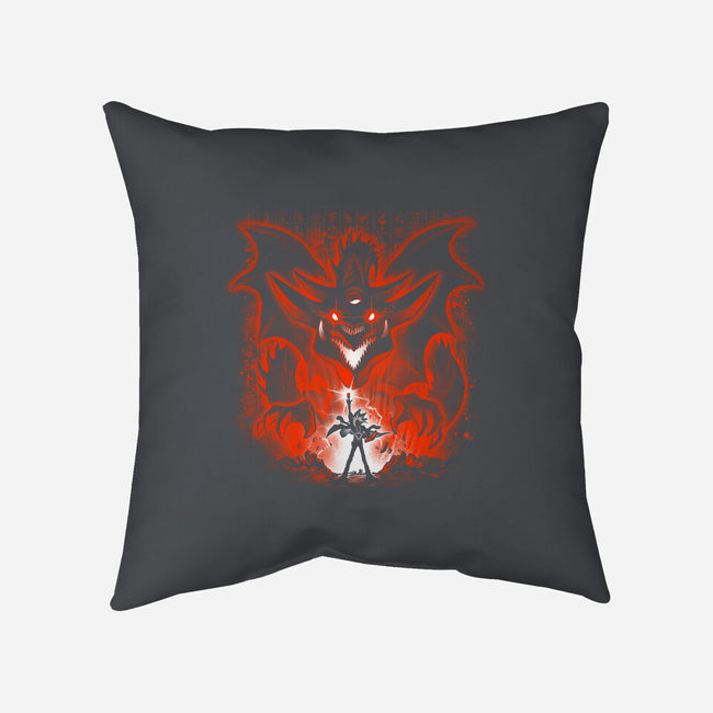 Sky Dragon-none removable cover w insert throw pillow-alemaglia