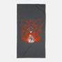 Sky Dragon-none beach towel-alemaglia